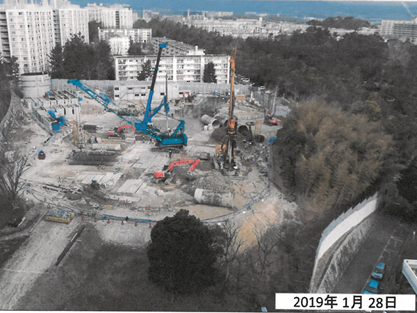 千里竹見台団地南区域先工区建築その他工事