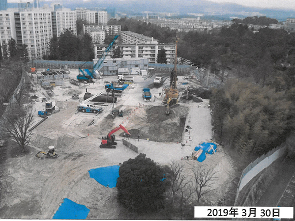 千里竹見台団地南区域先工区建築その他工事